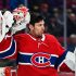 Carey Price wearing a football uniform
